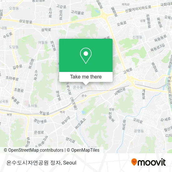 온수도시자연공원 정자 map