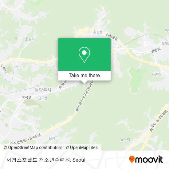 서경스포월드 청소년수련원 map