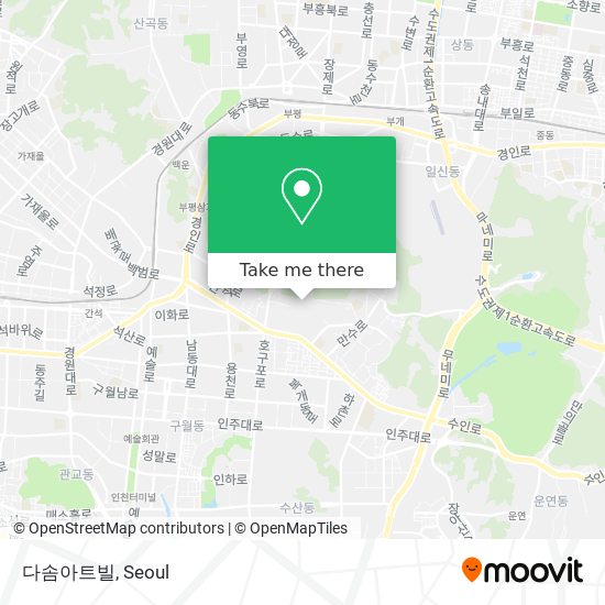 다솜아트빌 map