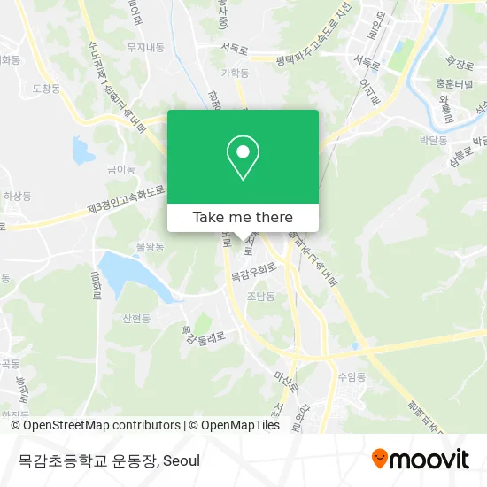 목감초등학교 운동장 map
