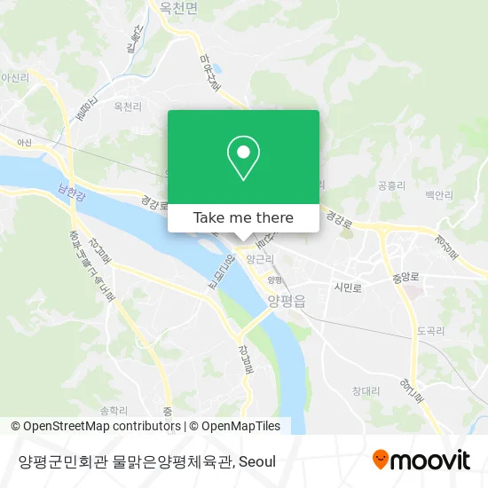 양평군민회관 물맑은양평체육관 map