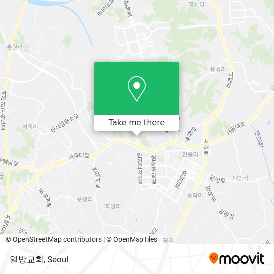 열방교회 map