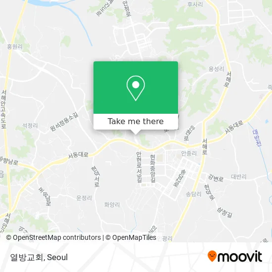 열방교회 map