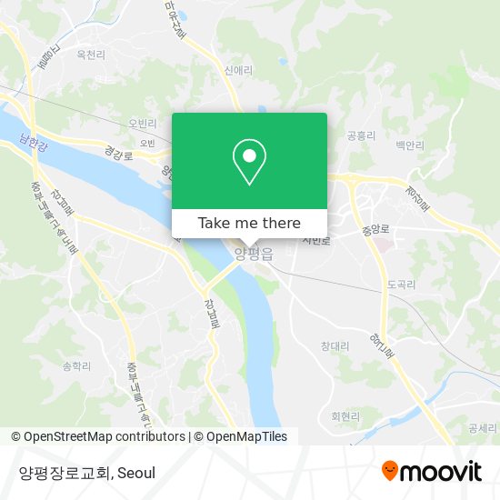양평장로교회 map