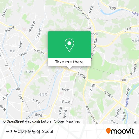 도미노피자 원당점 map