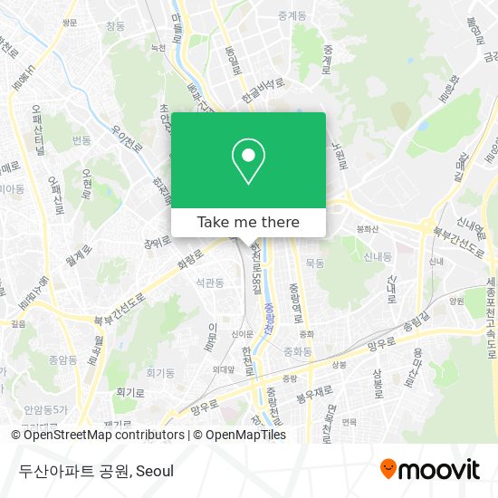 두산아파트 공원 map