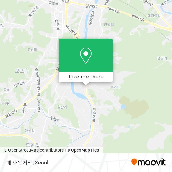 매산삼거리 map