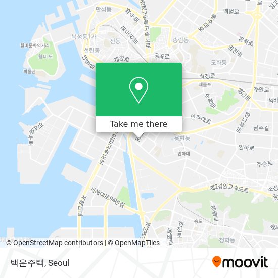 백운주택 map