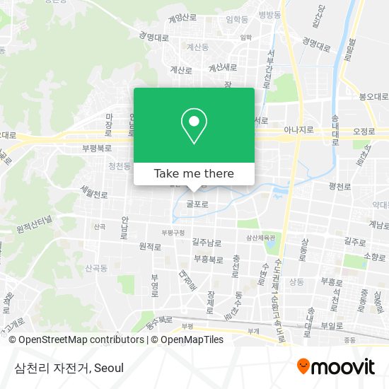 삼천리 자전거 map