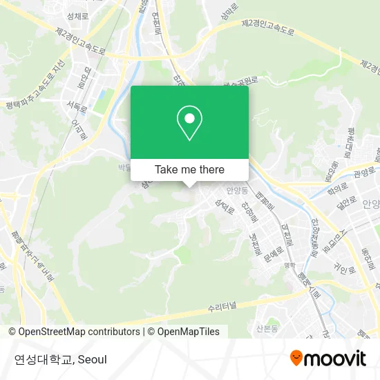 연성대학교 map