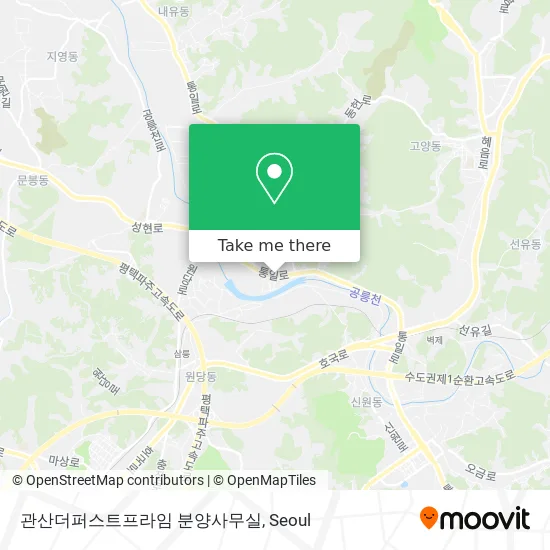 관산더퍼스트프라임 분양사무실 map