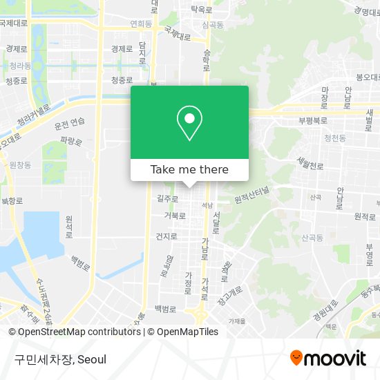 구민세차장 map