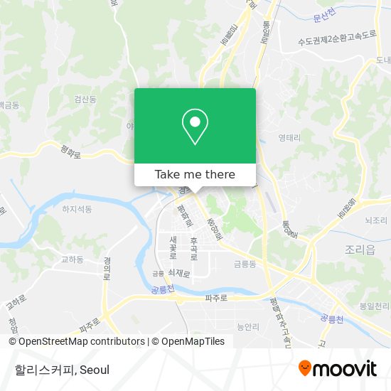 할리스커피 map