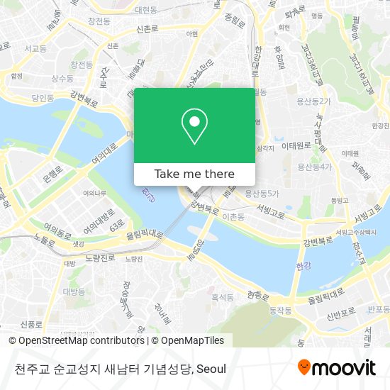 천주교 순교성지 새남터 기념성당 map