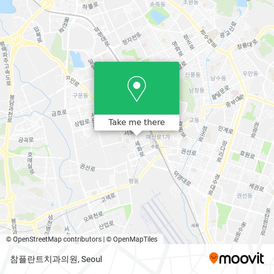 참플란트치과의원 map