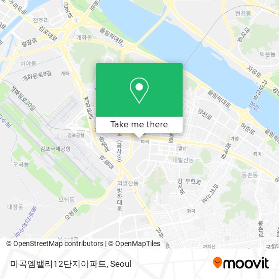 마곡엠밸리12단지아파트 map