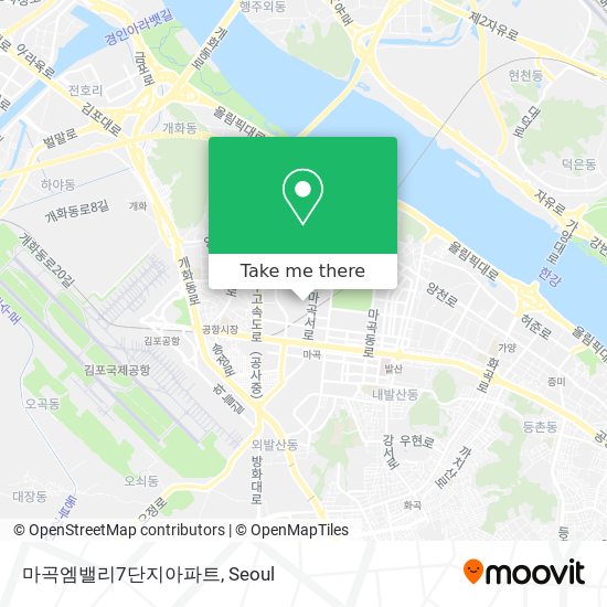 마곡엠밸리7단지아파트 map