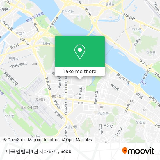 마곡엠밸리4단지아파트 map