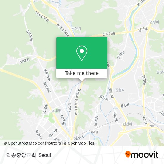 덕송중앙교회 map