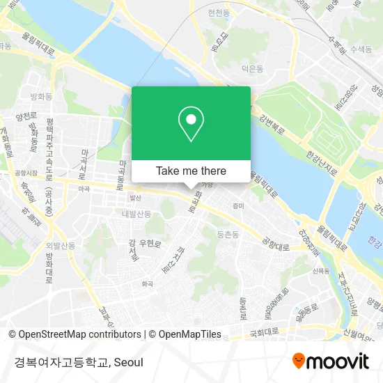 경복여자고등학교 map