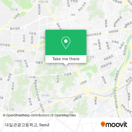 대일관광고등학교 map