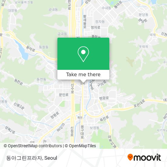 동아그린프라자 map