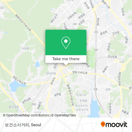 보건소사거리 map
