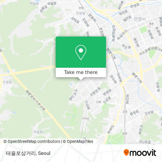 태을로삼거리 map