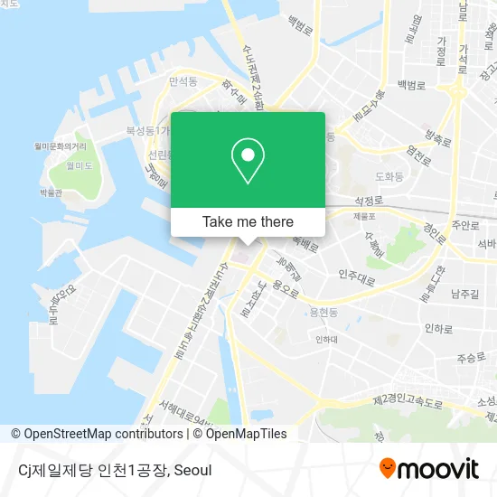 Cj제일제당 인천1공장 map