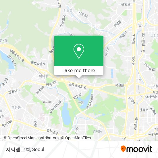 지씨엠교회 map