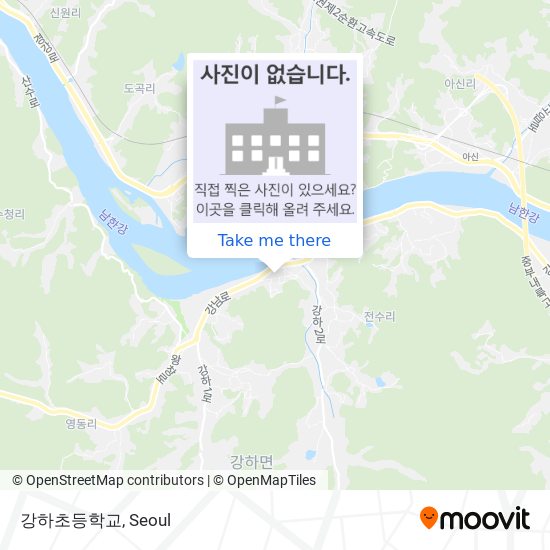 강하초등학교 map
