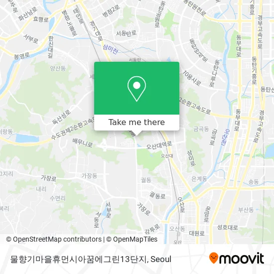 물향기마을휴먼시아꿈에그린13단지 map