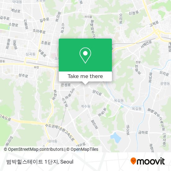 범박힐스테이트 1단지 map