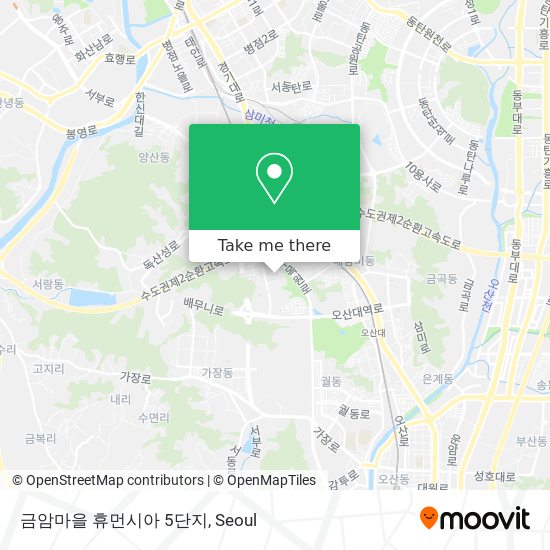 금암마을 휴먼시아 5단지 map