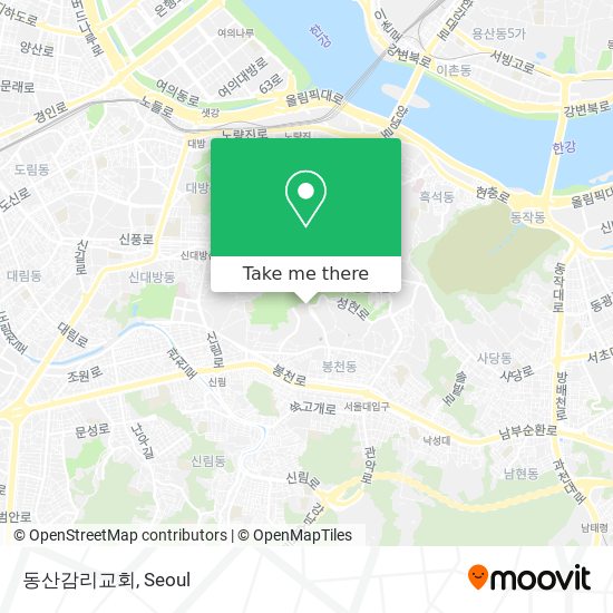 동산감리교회 map