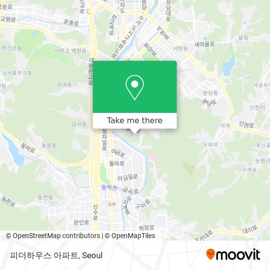 피더하우스 아파트 map