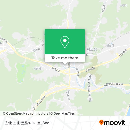 창현신한토탈아파트 map