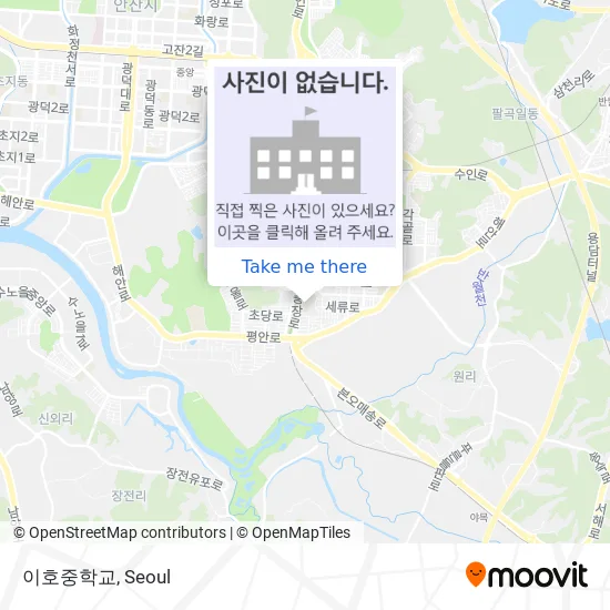 이호중학교 map