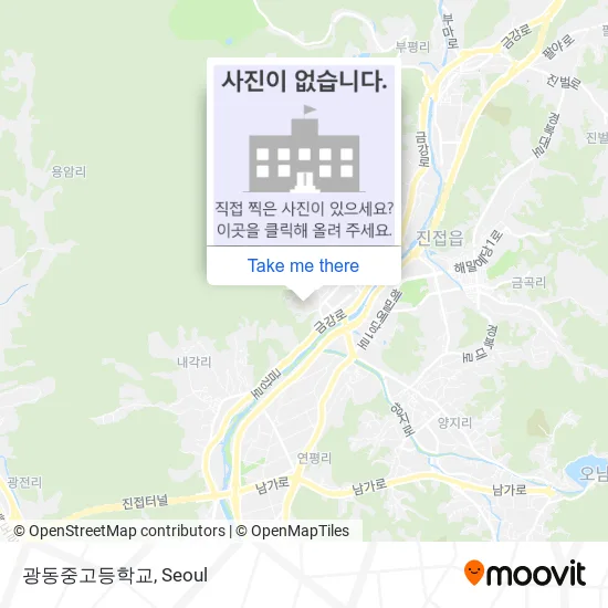 광동중고등학교 map