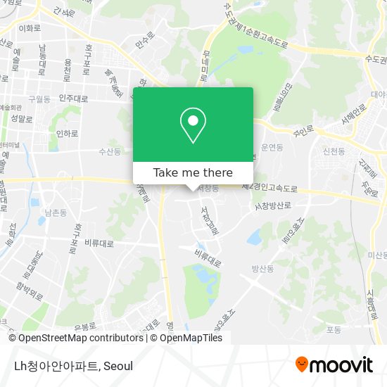 Lh청아안아파트 map