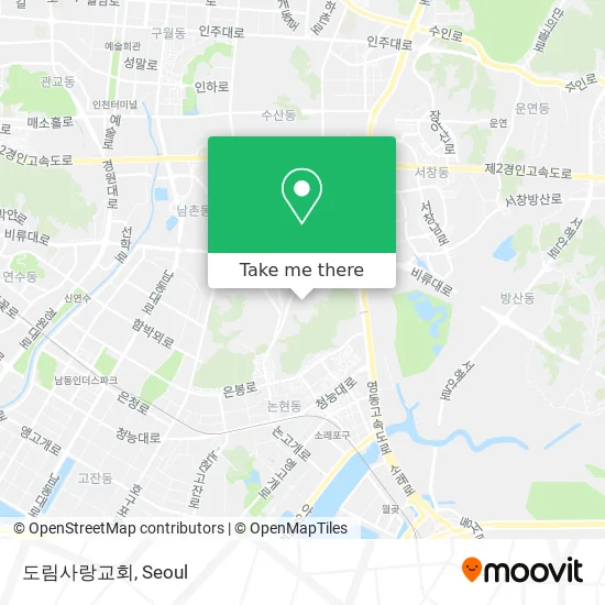 도림사랑교회 map