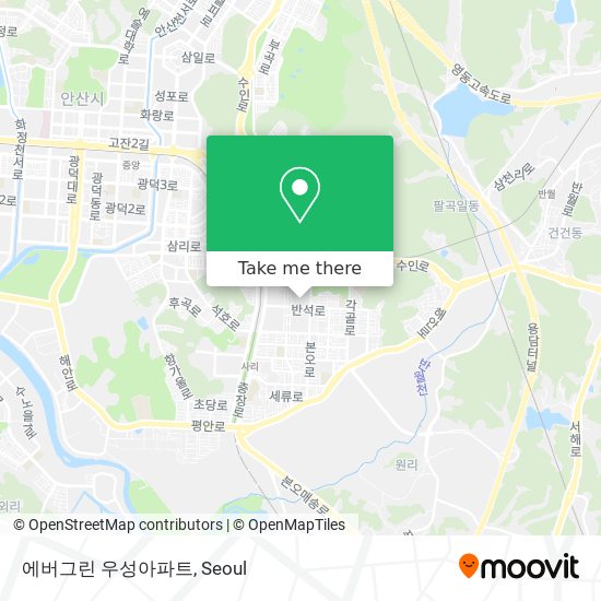 에버그린 우성아파트 map