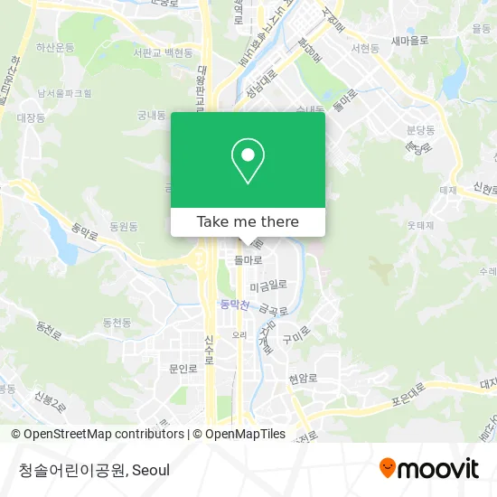 청솔어린이공원 map