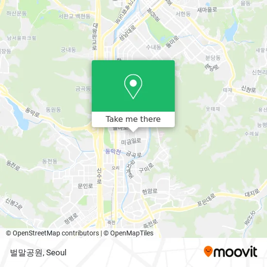 벌말공원 map