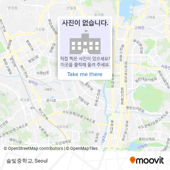 솔빛중학교 map