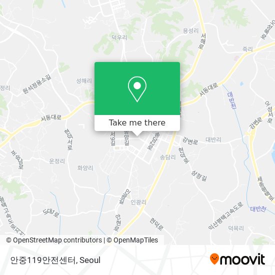 안중119안전센터 map