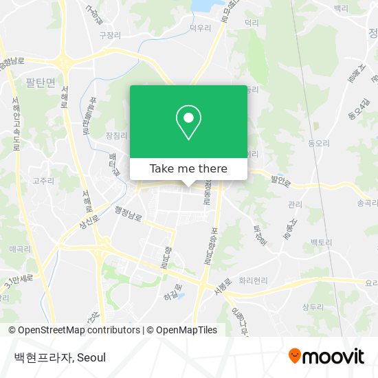 백현프라자 map
