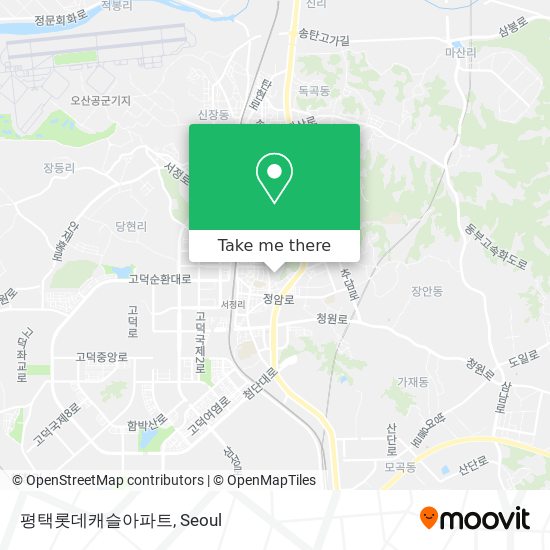 평택롯데캐슬아파트 map