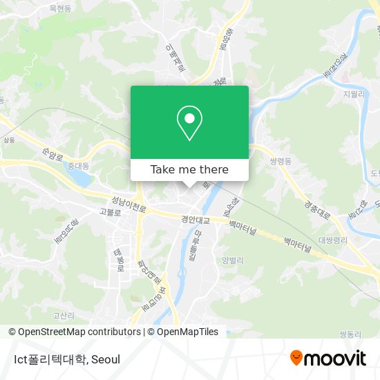 Ict폴리텍대학 map