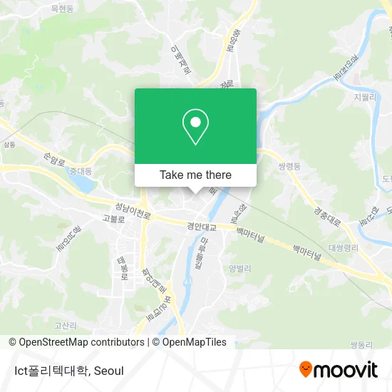 Ict폴리텍대학 map